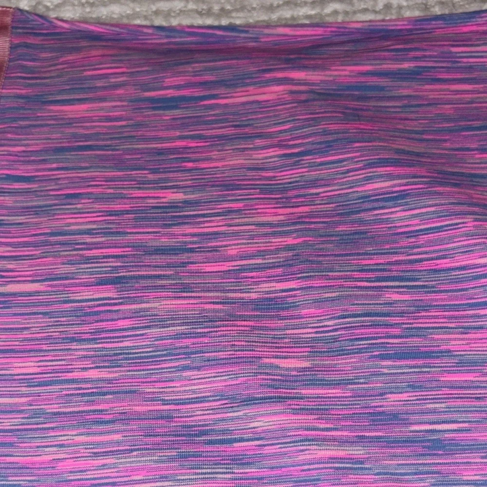 Pink and Purple Buttoned Tube Top